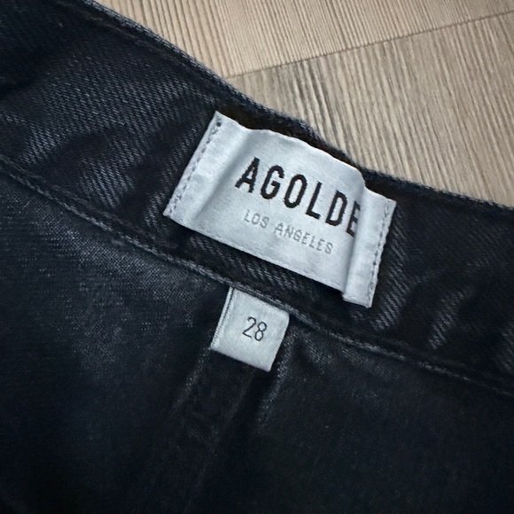 Agolde Riley Shorts in Vortex - Picture 3 of 4